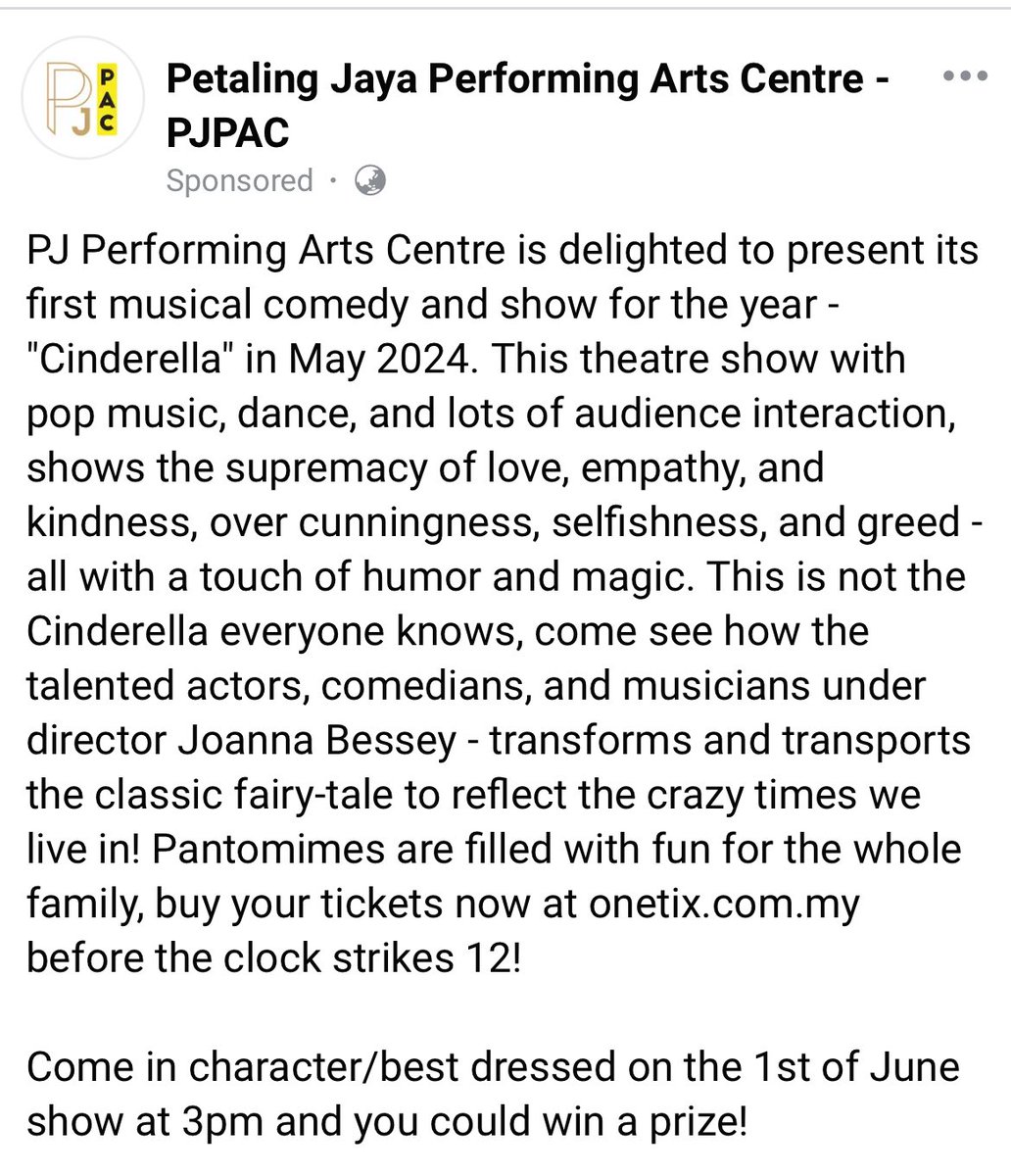 Year 7 - what a great community event to link to your study of drama- fairytales.