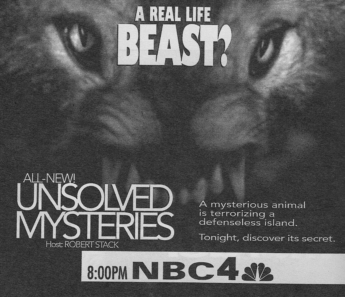 📺NBC Primetime, April 26, 1996: — 'Unsolved Mysteries'