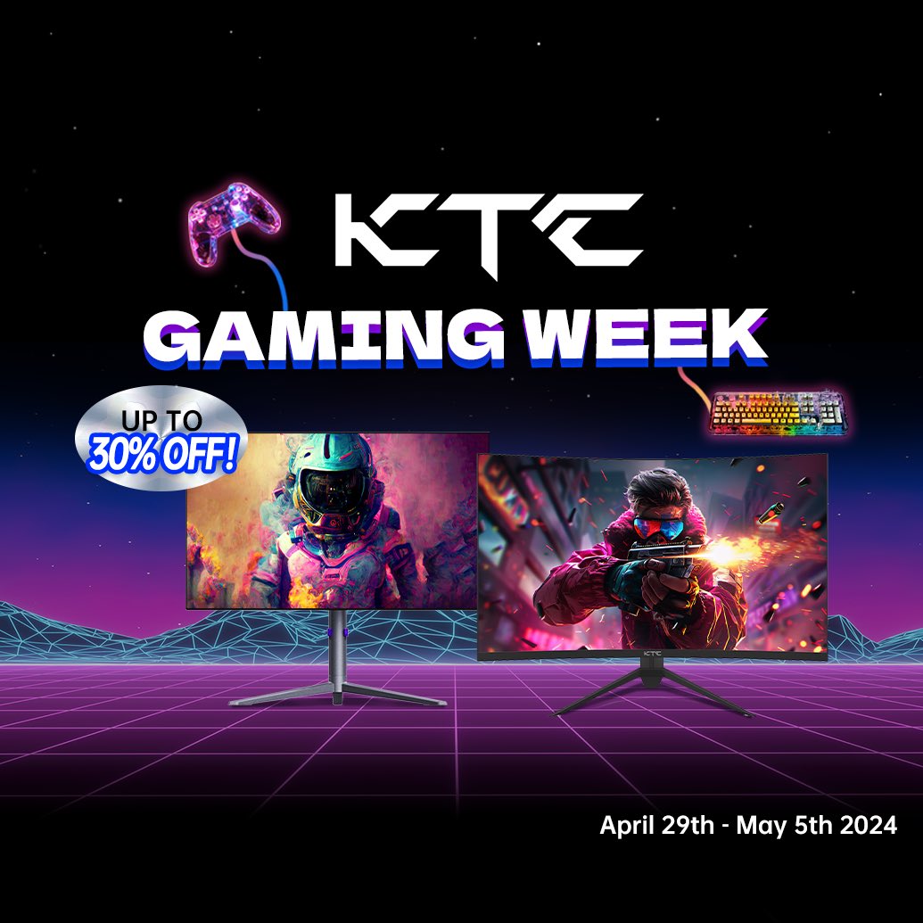 Don't Miss Out on KTC's Gaming Week Sale: Grab Your Discount and Dominate the Game!
👉🏻Code：05KTCgw7 #ktc #gamingweek #gamingmonitor #Monitor #game #promotion #gaming_news #gaming_news