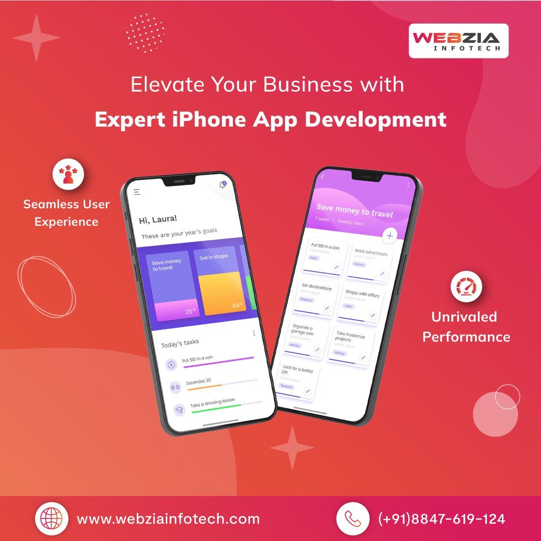 Elevate your business to new heights 📈with expert iPhone app development by Webzia Infotech🌐. Stay ahead of the competition and engage your customers like never before. Contact us today!📲 

#webziainfotech #iphoneappdevelopment #appdevelopment #iosappdevelopment