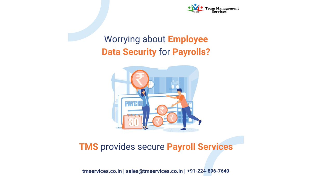 Payroll Outsourcing: the smart move for your business!

tmservices.co.in | sales@tmservices.co.in | +91-224-896-7640

#TMS #hrmodeon #hr #hrservices #hroutsourcing #hrsolutions #mumbai #saturday #payrolloutsourcing #payrollmanagement #outsourcepayroll #efficientpayroll