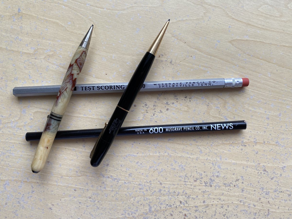 On the #blog, I'm talking about #pencils. Yep, those things with graphite in them. They're my writing tool of choice. Find out why. cwhawes.com/my-favorite-pe… #woodcasedpencils #mechanicalpencil #pencillead #writingtools #writinginstruments #WritingLife