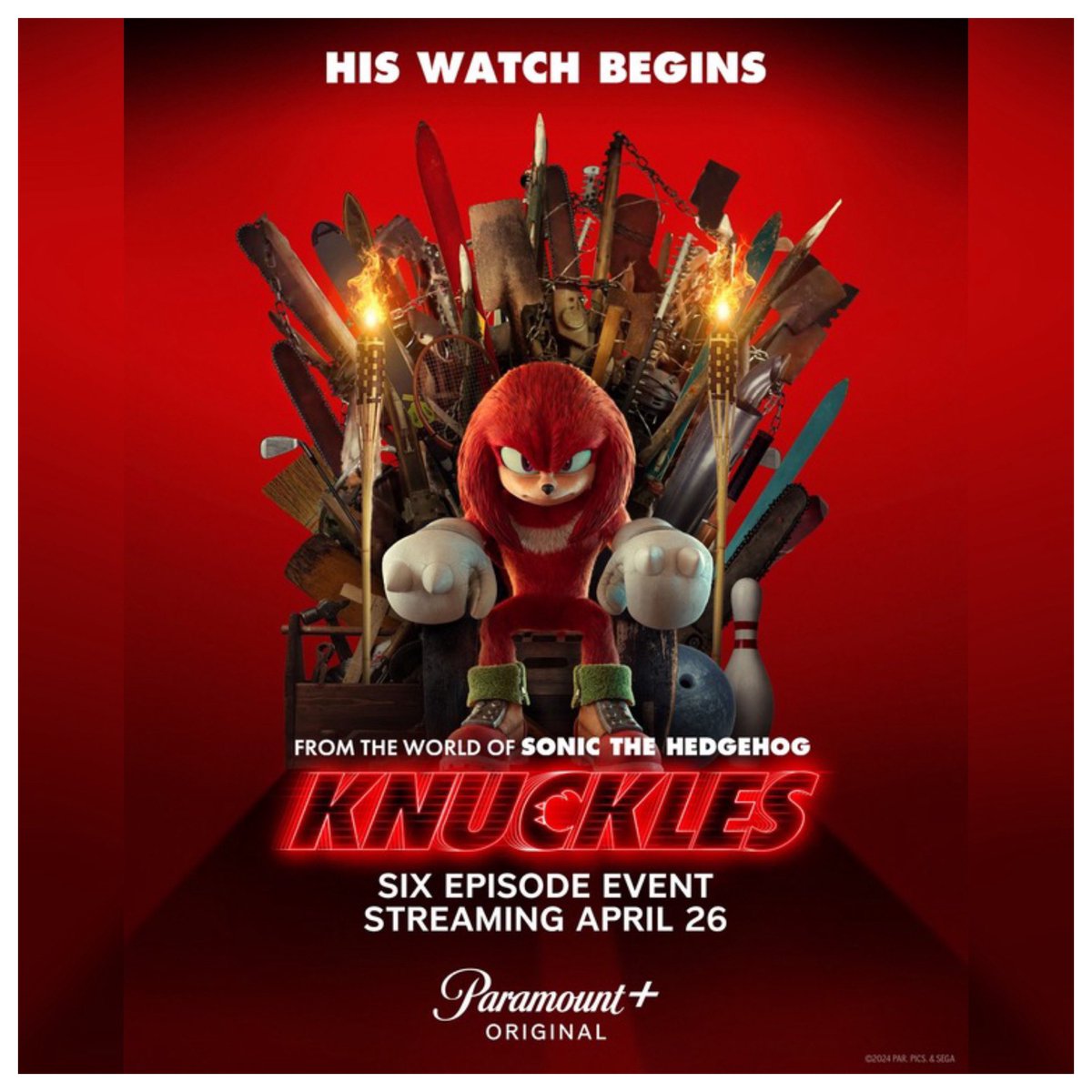 #Knuckles starts today on @paramountplus, are you watching? 

#WreckLeaguePodcast