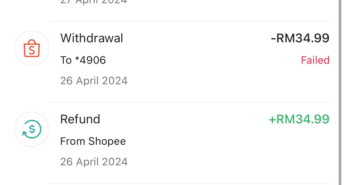 @ShopeeMY kenapa withdraw saya failed?