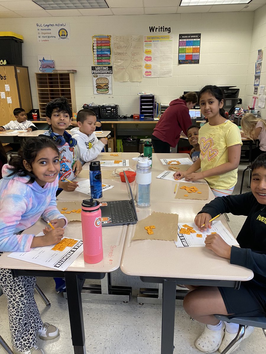 Ahmed3rdGraders (@ahmed3rdg) on Twitter photo We had a great time practicing area and perimeter with Cheez-Its. We even created a few new shapes of our own. <a href="/RLCPrincipal/">Diane Insari</a> We had a great time practicing area and perimeter with Cheez-Its. We even created a few new shapes of our own. <a href="/RLCPrincipal/">Diane Insari</a>