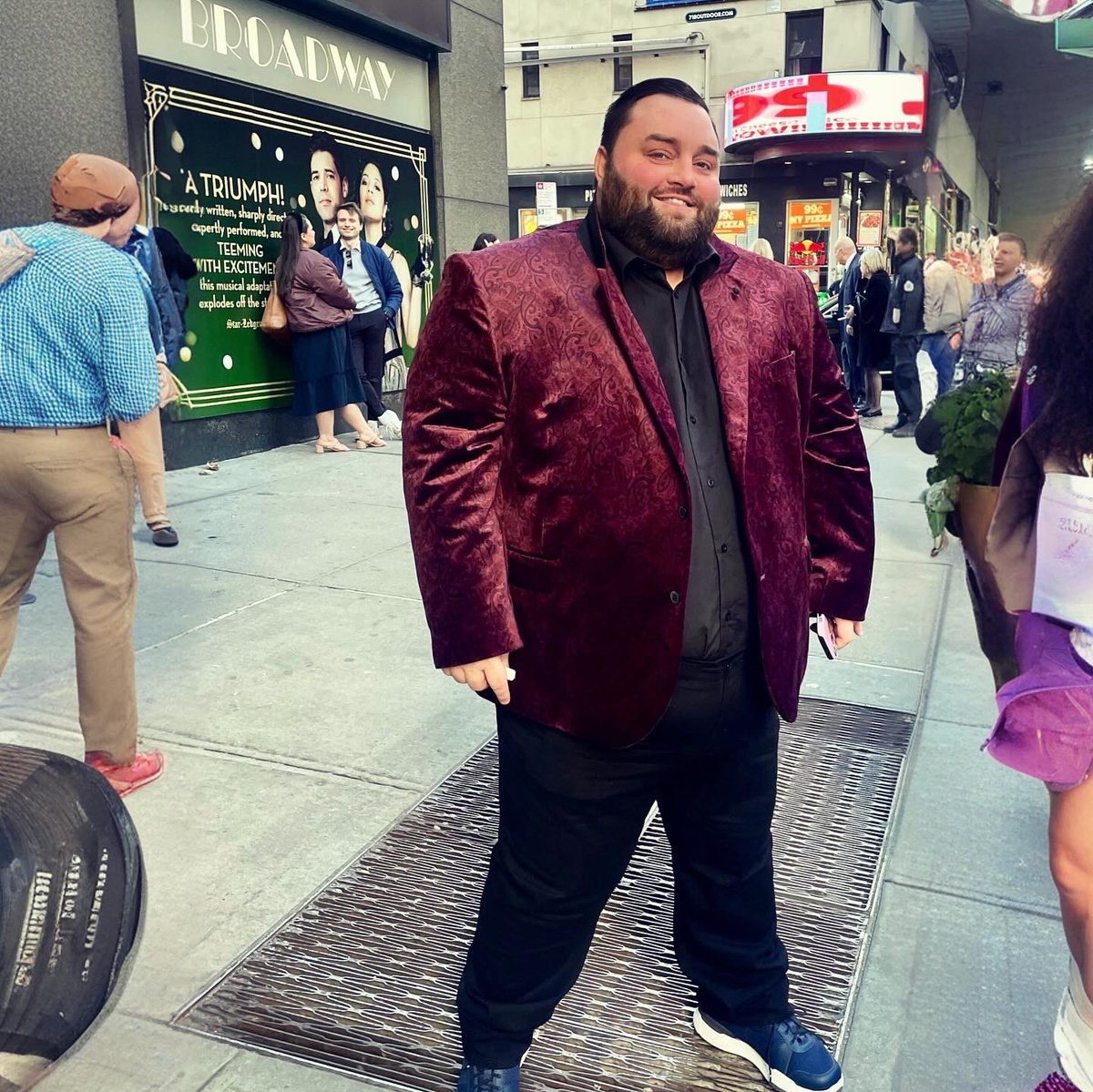 Great Gatsby Opening on Broadway 
#bear #bigandtall #dxl #beard #Broadway