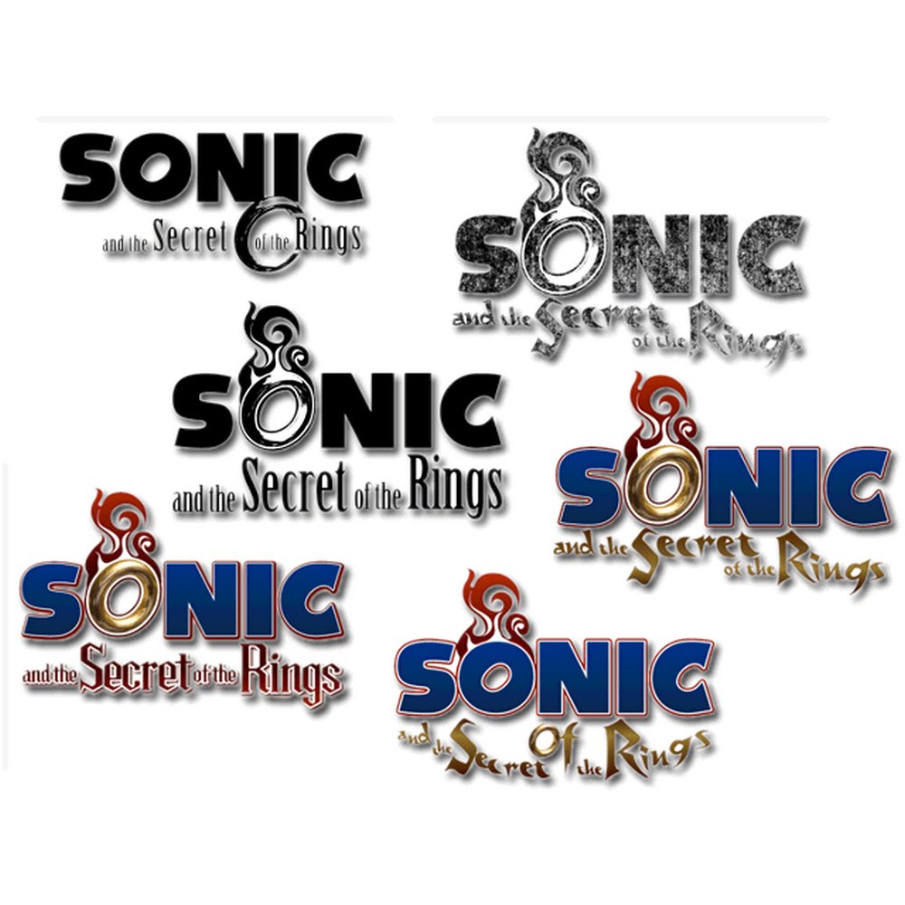 Sonic and the Secret Rings logo concept art. #SonicTheHedgehog