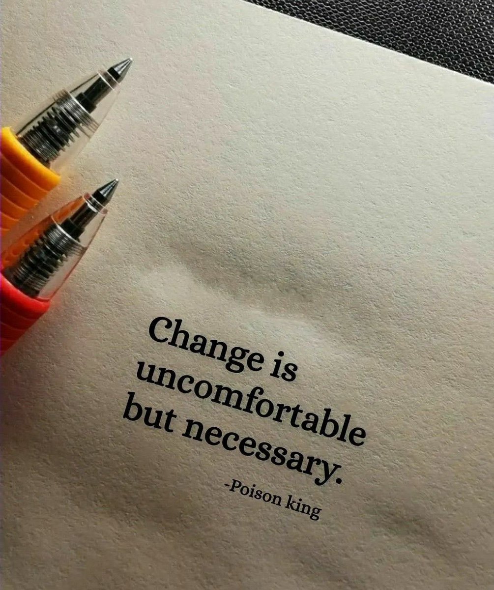 change is required for growth