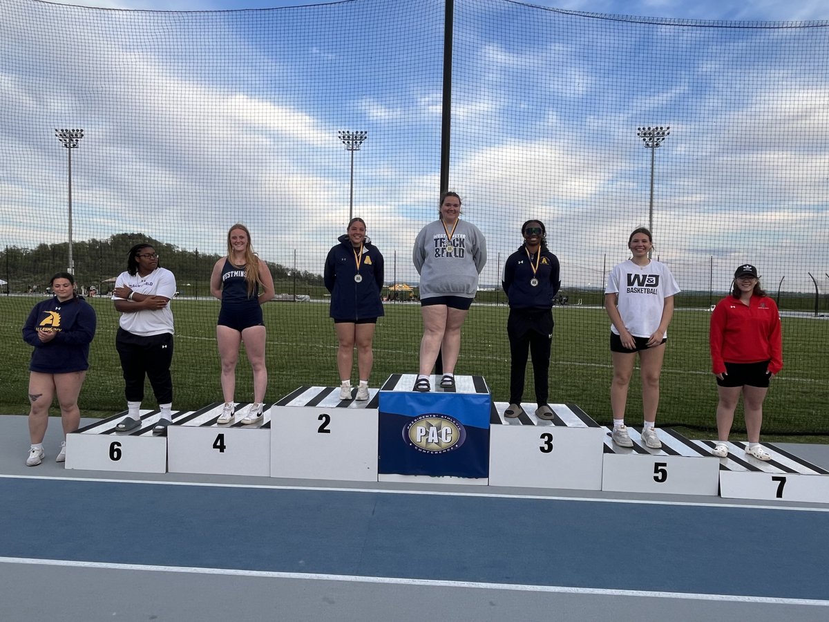 The 2024 PAC Women's Shot Put Champion, Lexi Shiderly from 
@wctitanpa