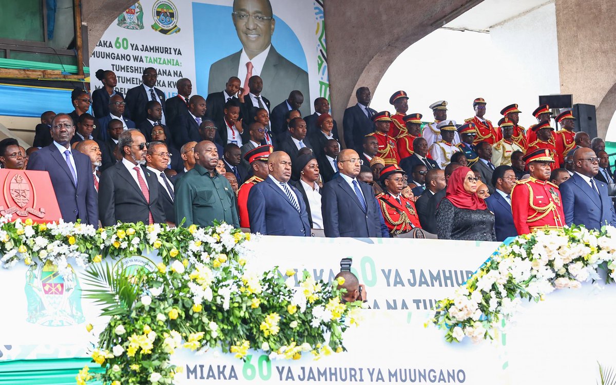 Heureux 60ème Union Day Tanzania! Merci à la Présidente Samia SULUHU HASSAN de m'avoir fait l'honneur et le plaisir de m'inviter à partager ce moment et m'adresser à nos frères et sœurs tanzaniens. Les liens entre les Comores et la Tanzanie sont indéfectibles. Vive la fraternité…