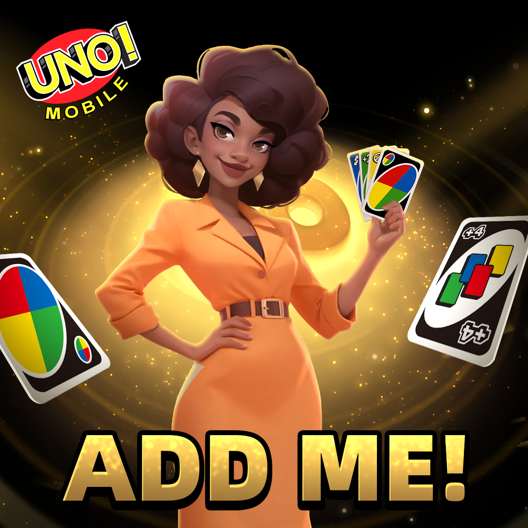 👍 Need a teammate for the Wild Weekend? 💬 Find your perfect match and get ready for a weekend of wins! 👉 𝐏𝐥𝐚𝐲 𝐍𝐨𝐰: bit.ly/UNOMobileTWGlo… 🪙 𝐂𝐨𝐥𝐥𝐞𝐜𝐭 𝐲𝐨𝐮𝐫 𝐝𝐚𝐢𝐥𝐲 𝐅𝐑𝐄𝐄 𝐂𝐨𝐢𝐧𝐬: store.mattel163.com/uno?s=twitter #UNOMobile #UNO #AddMe