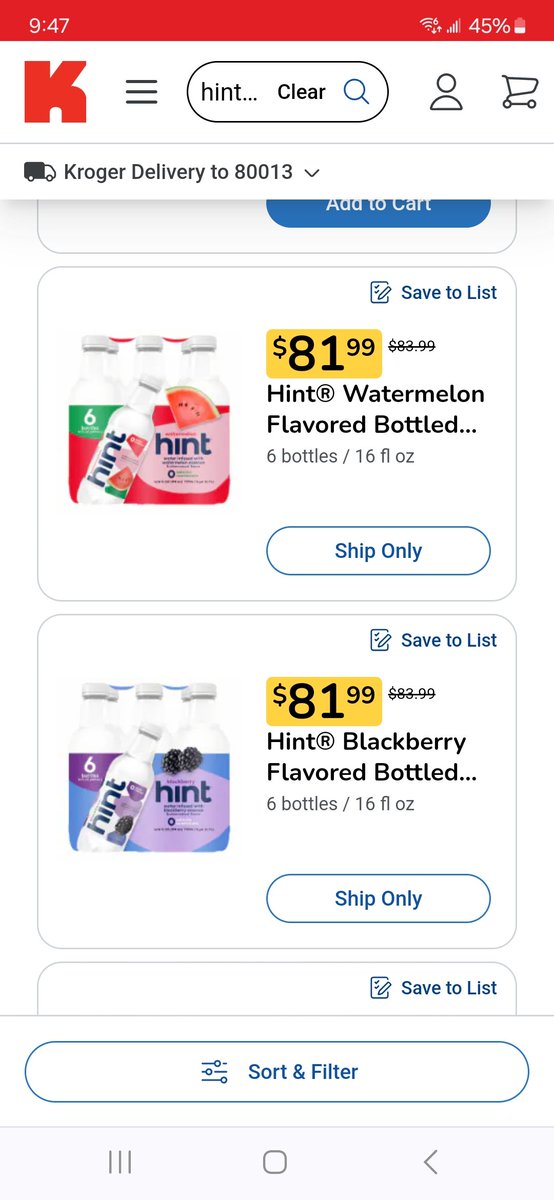 Pretty hard to admit it's a mistake when there's two versions at this price. Does nobody have any decency anymore
@KingSoopersNews 
@HintWater 
@nexton9news