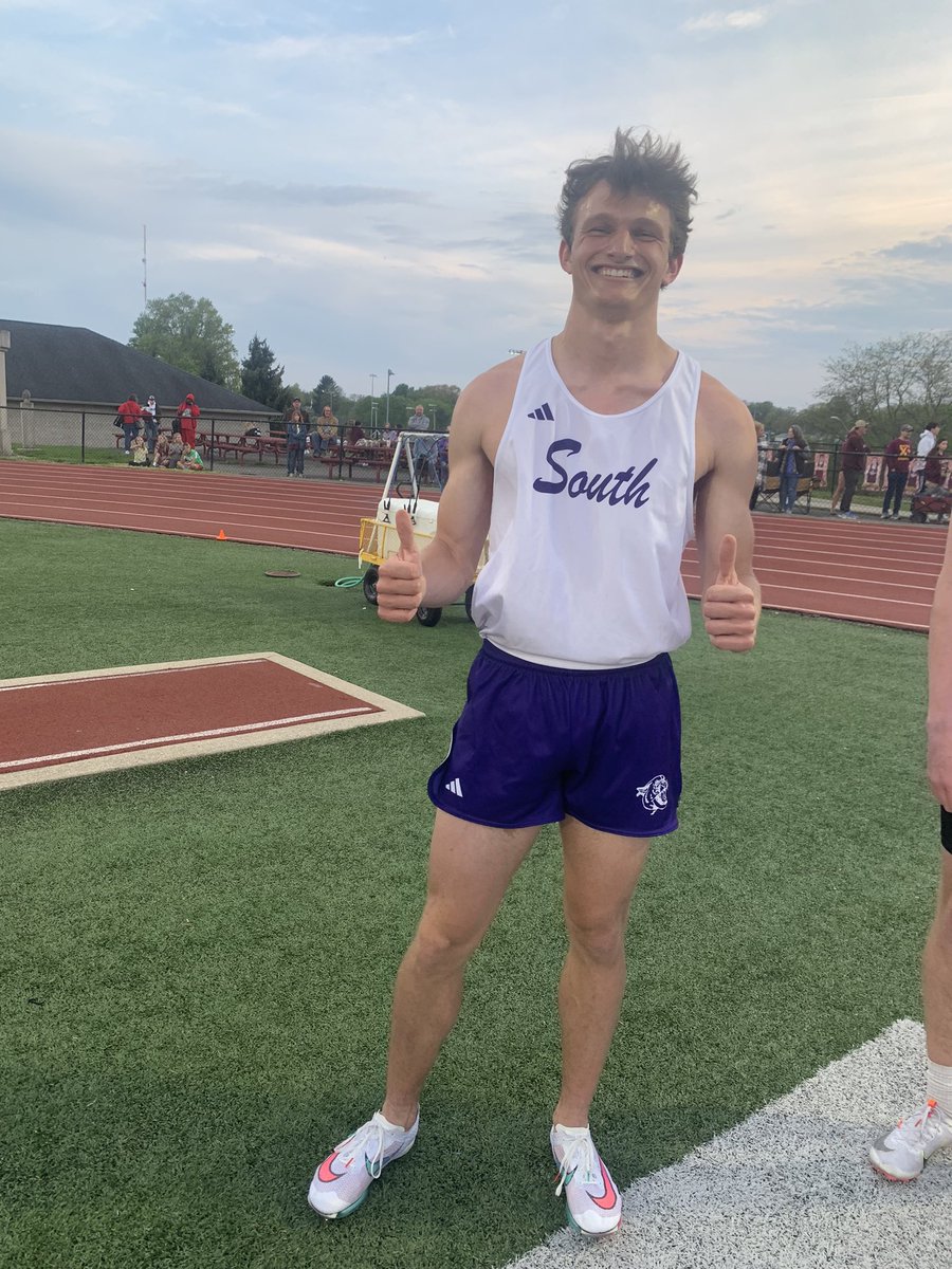 Josh Tait is your 2024 Conference Indiana 400m Champion!  @BHSS_Athletics