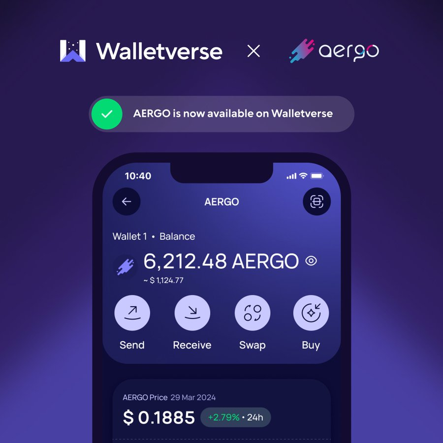 Walletverse mendukung $AERGO.

Pada tanggal 8 April 2024, informasi muncul di halaman resmi Walletverse di jaringan sosial X bahwa token Aergo kini tersedia di platform tersebut. Anda dapat melihat tweet di bawah ini di situs web kami:

x.com/walletverse_io…