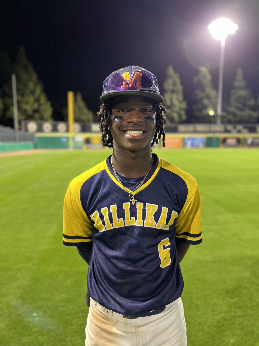 Anthony Pack came up big for the Rams as Millikan defeated Poly to complete their undefeated Moore League season. 

He went 3-3 with a walk.