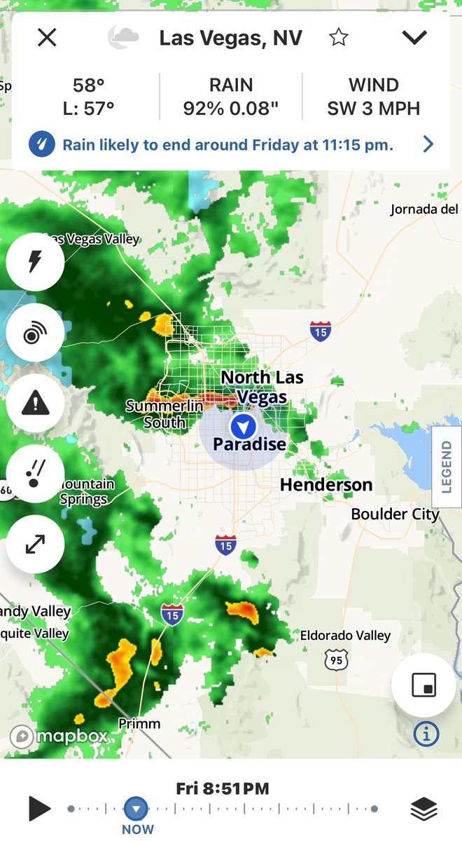 8:55PM WEATHER NOW: Here we go again. T’Storms are pushing through with heavier rain and lightning. Some areas could experience ponding @8NewsNow #MostACCURATE #TeddSaid #WeatherNow