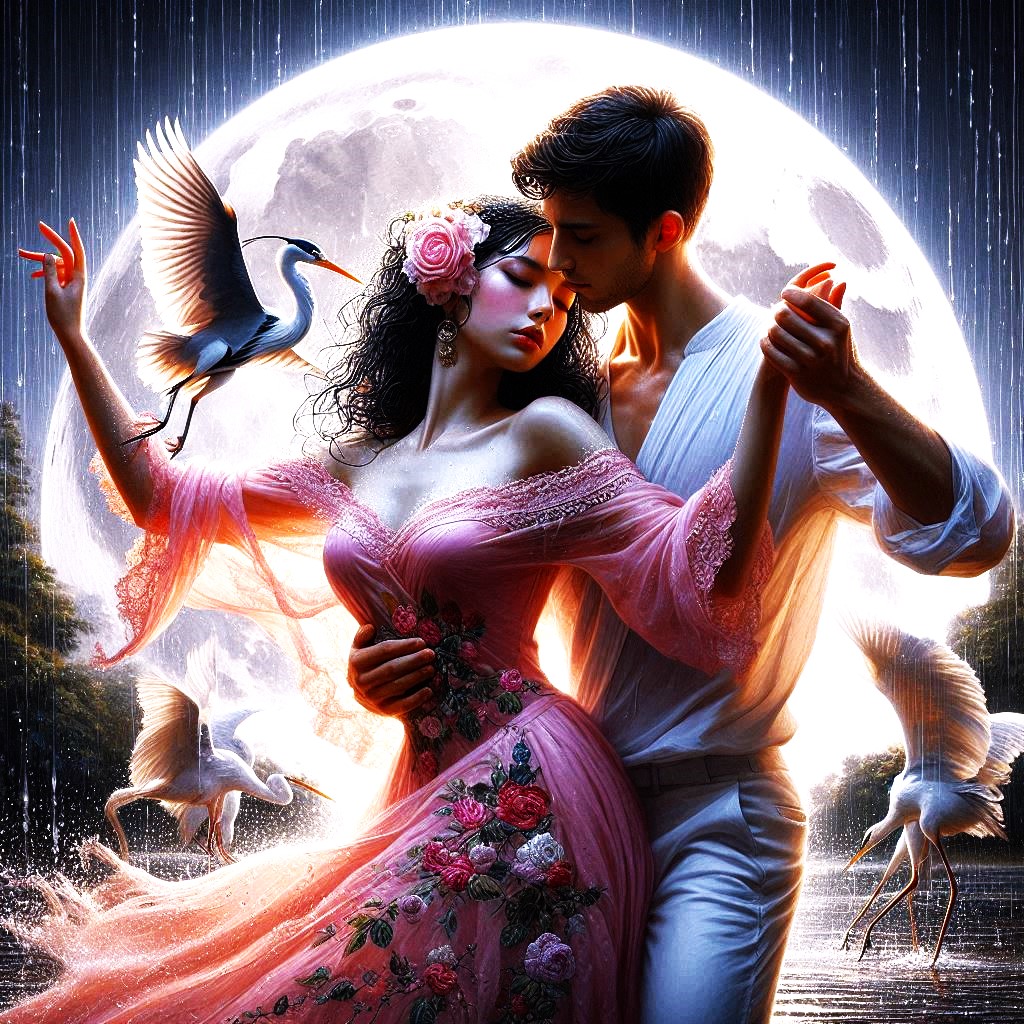 Dance of tenderness under the moonlit spring sky #DigitalArt #RomanticDance #SpringLove #SpringRomance #Romance #LoveInArt #DigitalRomance #DigitalLoveStory #LoveInPixels #DigitalArtistry #RomanticPixels #ArtisticExpression #aiartwork #aiart