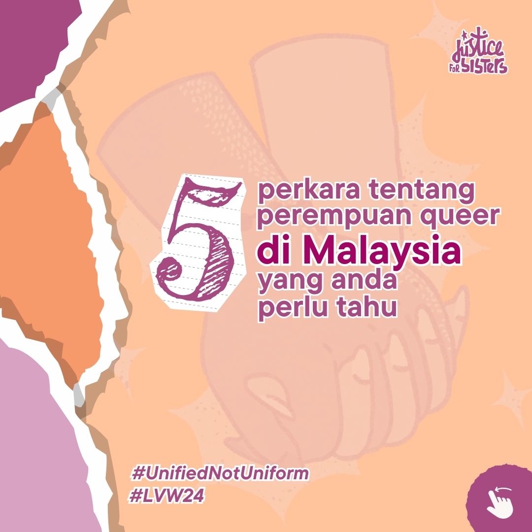 22-28 April merupakan Minggu Keterlihatan Lesbian (Lesbian Visibility Week). Tahun ini, kami ingin berkongsi 5 perkara yang anda perlu tahu tentang perempuan queer di Malaysia! 🧡🤍🩷 - Ini adalah bebenang 🧵
#UnifiednotUniform
#LVW24