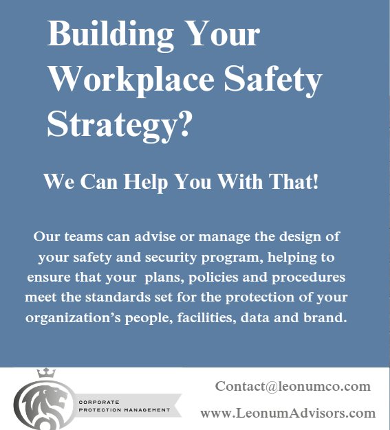 #SecurityManagement #CrisisManagement #PhysicalSecurityDesign #EmployeeTraining