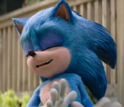 Glad Sonic still got lashes and eye shadow. Still *pretty* cute