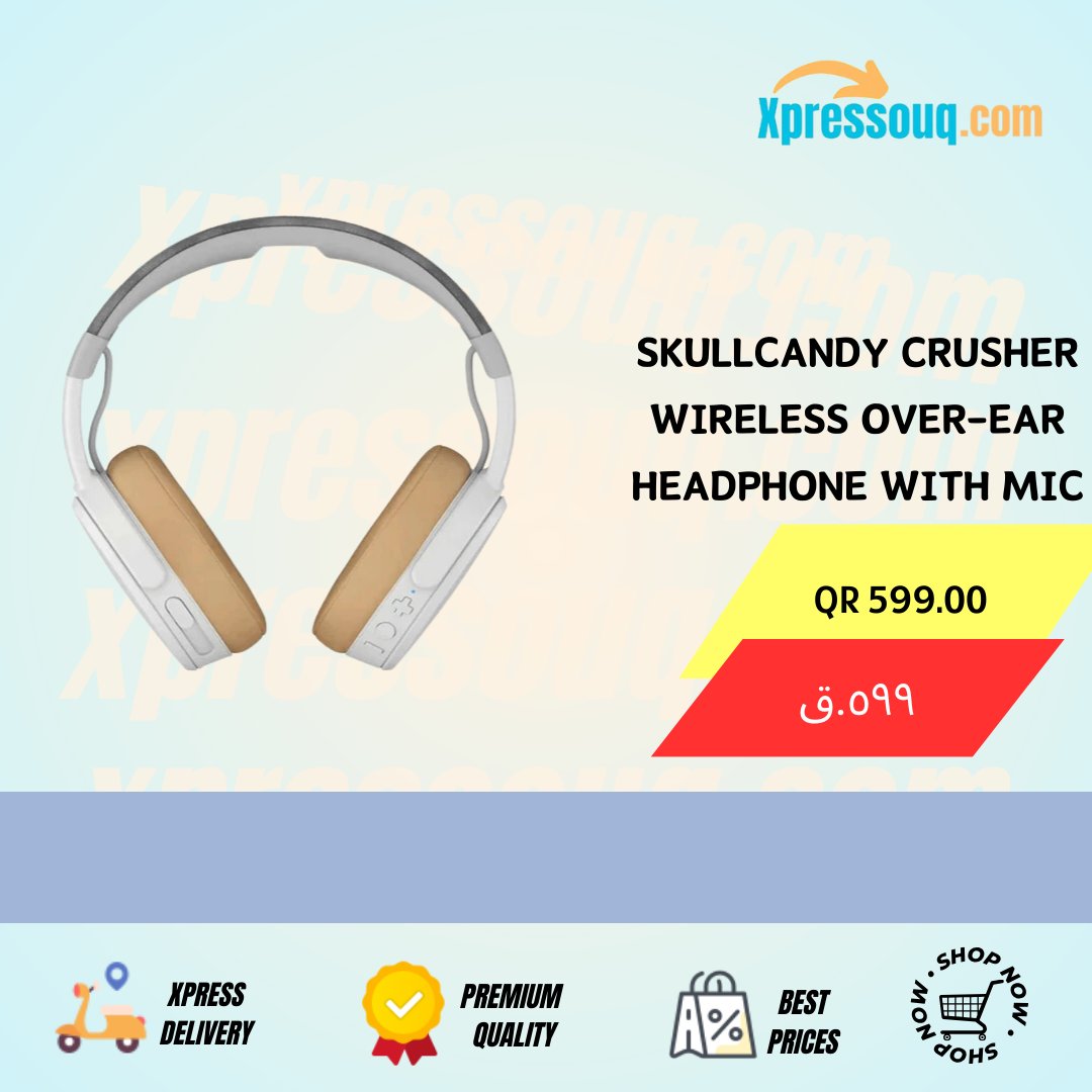 Crush the Silence: Skullcandy Crusher

🎯Order Now @ Just QR 599 only 🏃🏻‍
💸Cash on Delivery💸
🚗xpress Delivery🛻

xpressouq.com/products/skull…

#SkullcandyCrusher #WirelessHeadphones #OverEarAudio #WirelessAudio #MusicLovers #AudioGadgets #QatarTech #MusicOnTheGo #HeadphoneLife