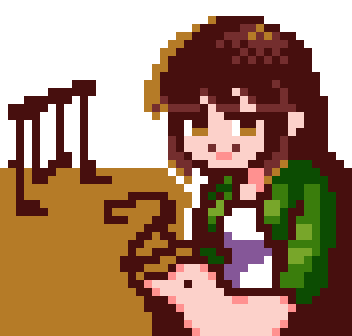 「知ってる?「ドット絵」って日本の古いゲームが発端だから実は日本語由来の言葉で、昔」|とのイラスト