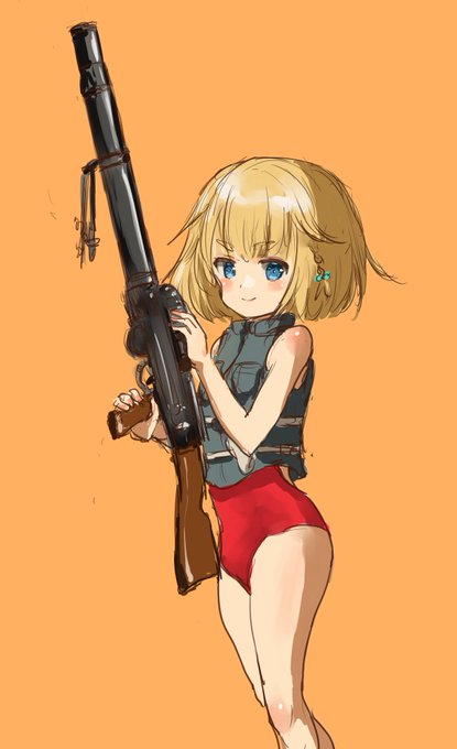 #阿部亜澄生誕祭2024 あず社長の白兵戦装束。やはり装備も学生艦のは大戦時っぽいと思うのでルイス機関銃。 #はいふり 