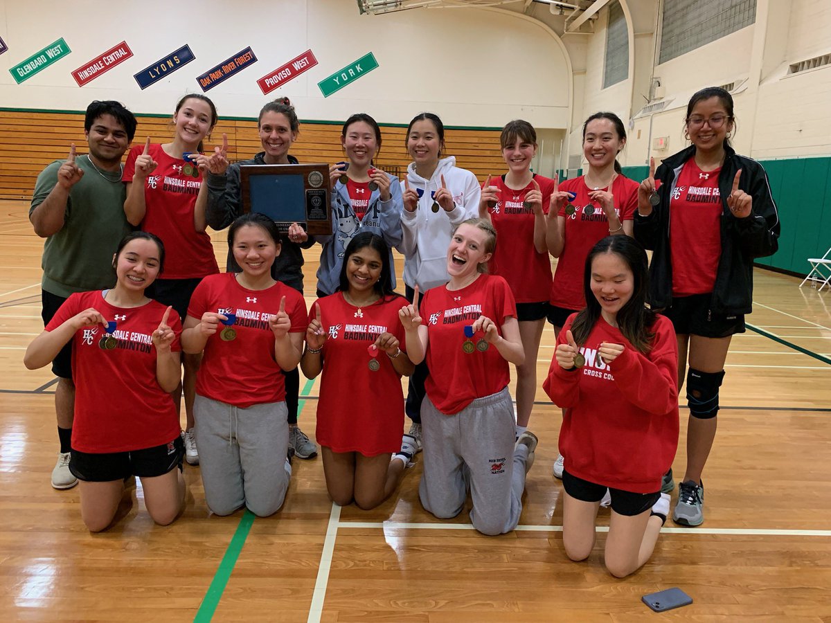 Congrats to the Varsity Badminton team! Conference Champions! ALL girls at ALL positions won Medals!! Number one singles Nora Sriparam, one doubles Maria Jiao and Rachele Cameli and two doubles Tiffany Tu and Hannah Fang all came in 1st place. Way to go Red Devils!!