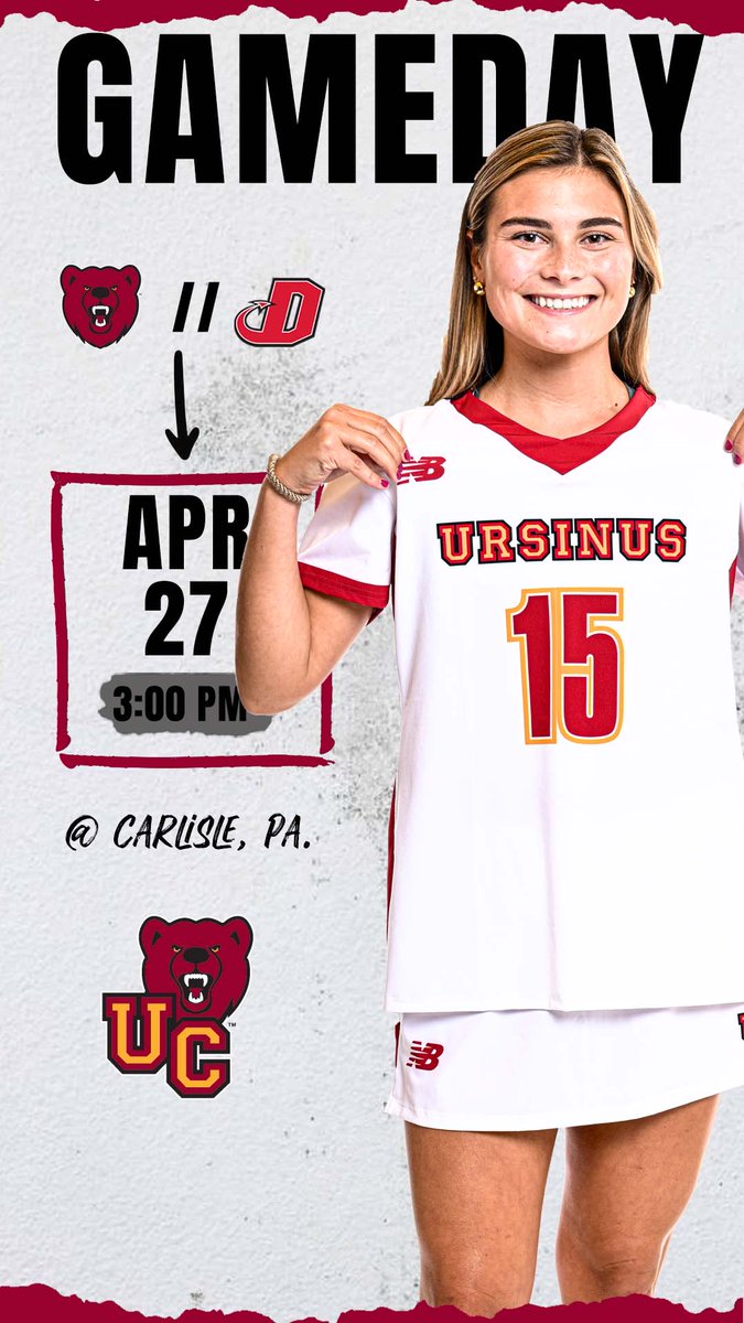 Win and in! @Ursinus_Wlax puts its season on the line at Dickinson this afternoon! #UpTheBears