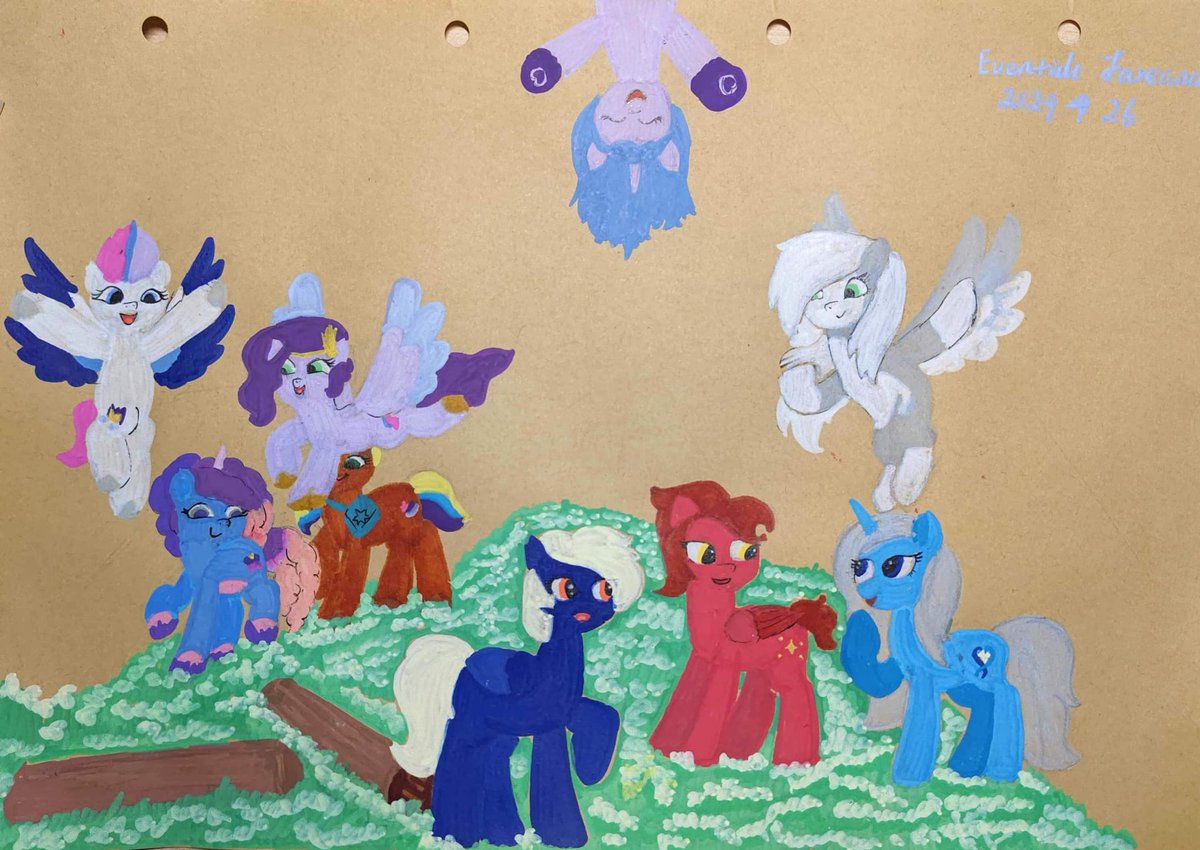 Look at these cuties 

#MLP #mlpart #mlpfanart #mlpg5
#mylittlepony #mylittleponyfanart #art #artwork