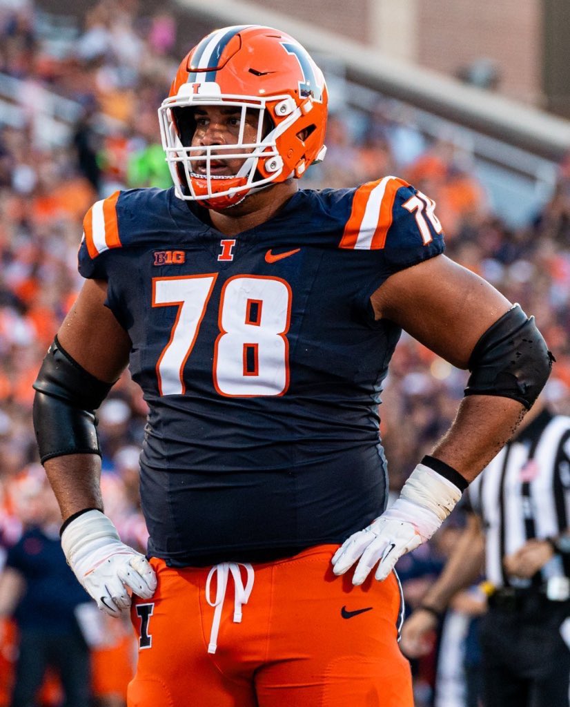 Former (@GCCC_FOOTBALL and @IlliniFootball) lineman Isaiah Adams was selected with the 71st pick in the 2024 #NFLDraft   by the Arizona Cardinals! #JUCOPRODUCT