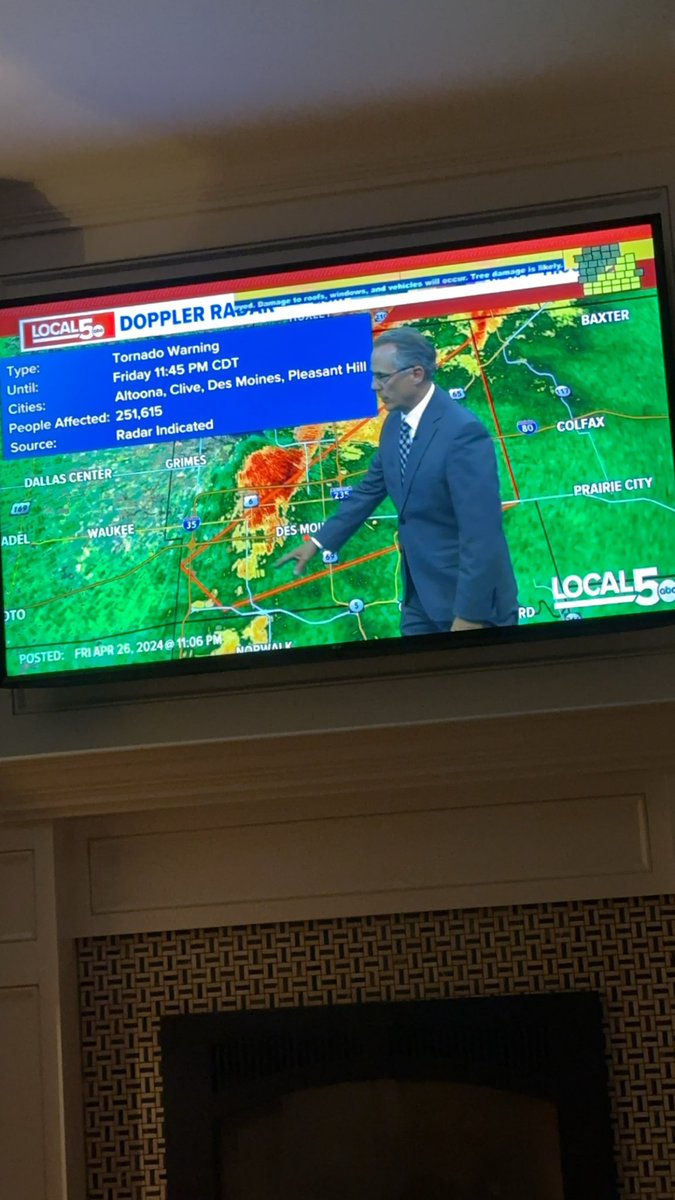 Thank you @BradEdwardsABC5 and the @Local5Weather team for your ongoing attention and updates to the storms! I know it’s a long and late night for you but I appreciate your commitment to keeping Central Iowans safe!