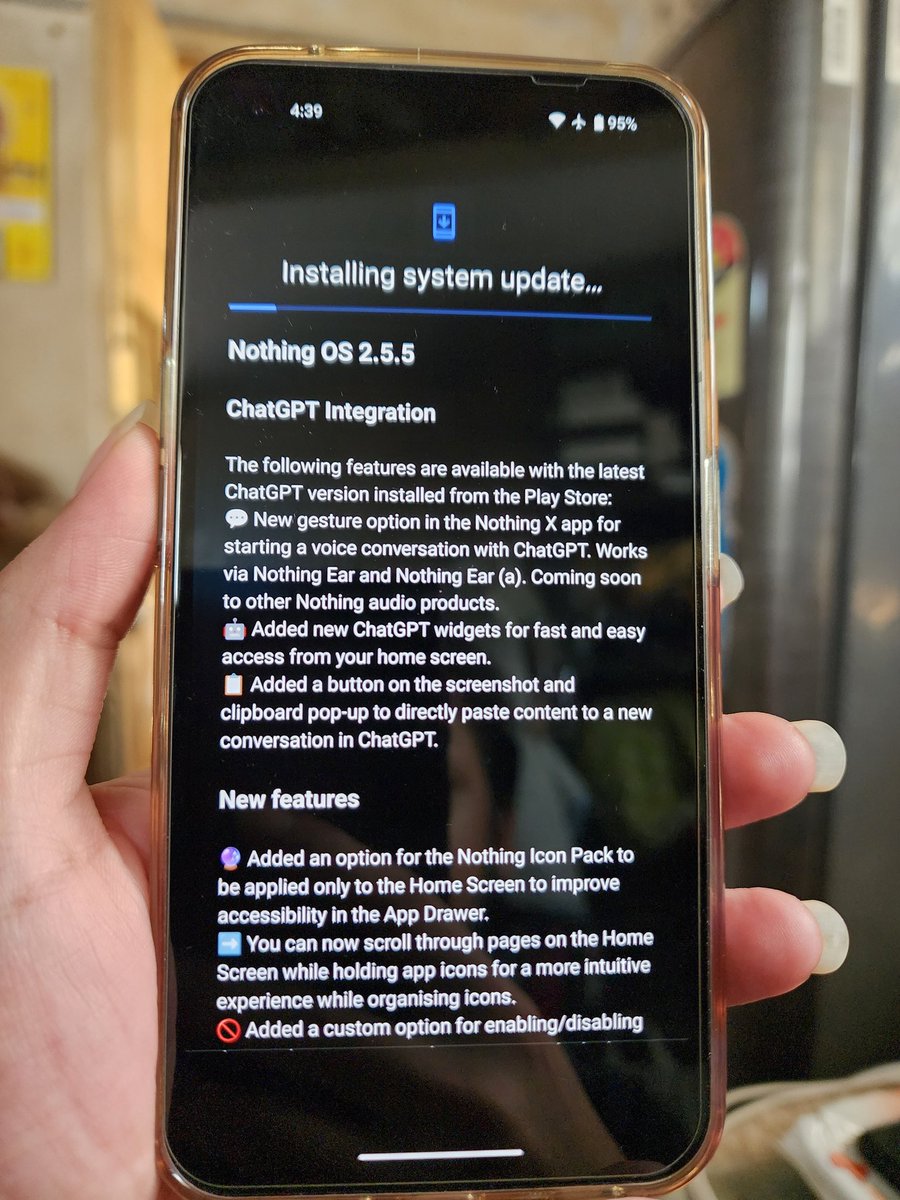 @nothing @nothingindia @getpeid Am I seeing this correctly?
I see May security patch (We are still in April guys😅) with the latest Nothing OS 2.5.5 update that weighed in at 180mb 👀🤔🤔..
#NOTHING #NothingPhone1 #Android
