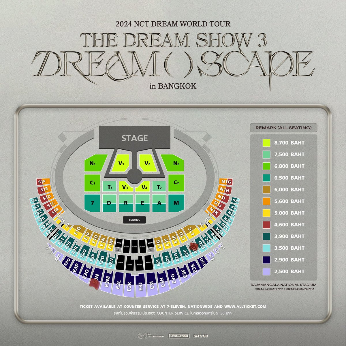 ขาย / ปล่อย / wts 🍀

กดรอบเมม ของเราเองทั้งหมด
ไม่อัป ปล่อยเท่าที่ตัดบัตรค่ะ 

วันเสาร์ : โซน e2e 3900 (ปล่อย4048 เท่าที่ตัดบัตรมา)

วันอาทิตย์ : โซน e3n 2500 (ปล่อย 2606 เท่าที่ตัดบัตรมา)

#NCTDREAM_THEDREAMSHOW3_BANGKOK #NCTDREAM_THEDREAMSHOW3_in_BKK #NCTDREAM_THEDREAMSHOW3