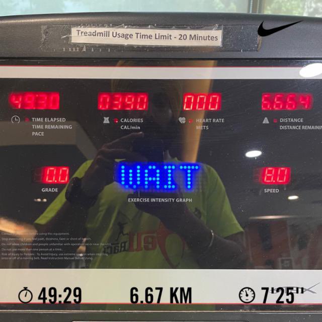 Ran 6.67 kilometres with Nike⁠ Run Club RunStreakDay3283 of #runningstreak #h_art #run #running #nrc #nrcindia #garmin #beatyesterday #treadmillrun #fitking #20240425 #202404 #2024