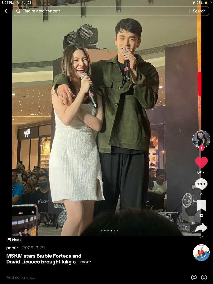 I watched this clip. Its their mall show in Bataan, sobrang sweet nila dito, and this was like 6 or 7 months ago. So many fans went crazy. I hope to see them like this again even in reels lang.❤️ now kasi parang may paghold back. Why kaya? Baka naman…❤️🥰🤭😍