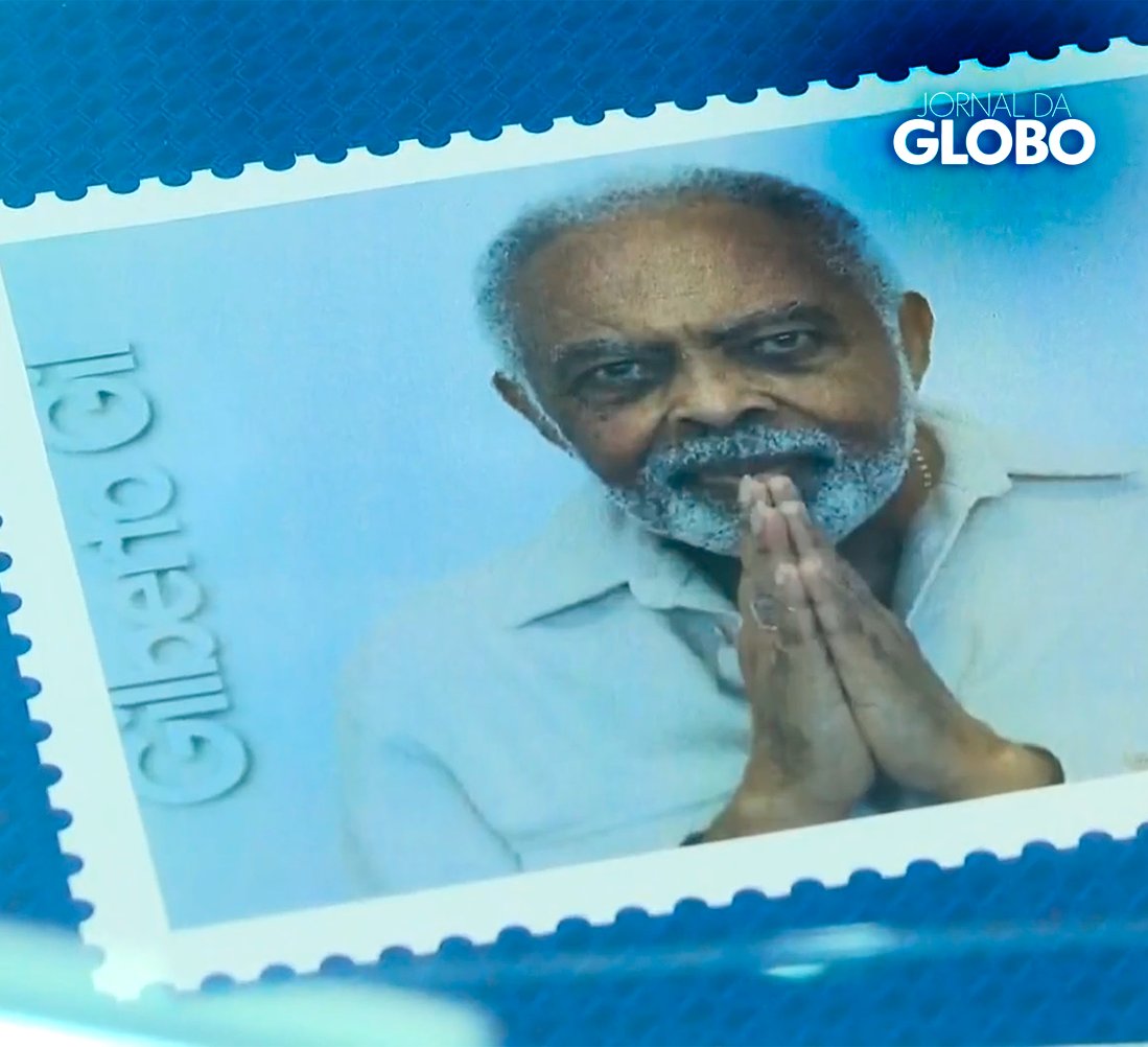 📨 IMORTAL EM SELO | Cantor, compositor, instrumentista, imortal da Academia Brasileira de Letras, Gilberto Gil agora também é selo dos Correios glo.bo/3JHl8qU #JG