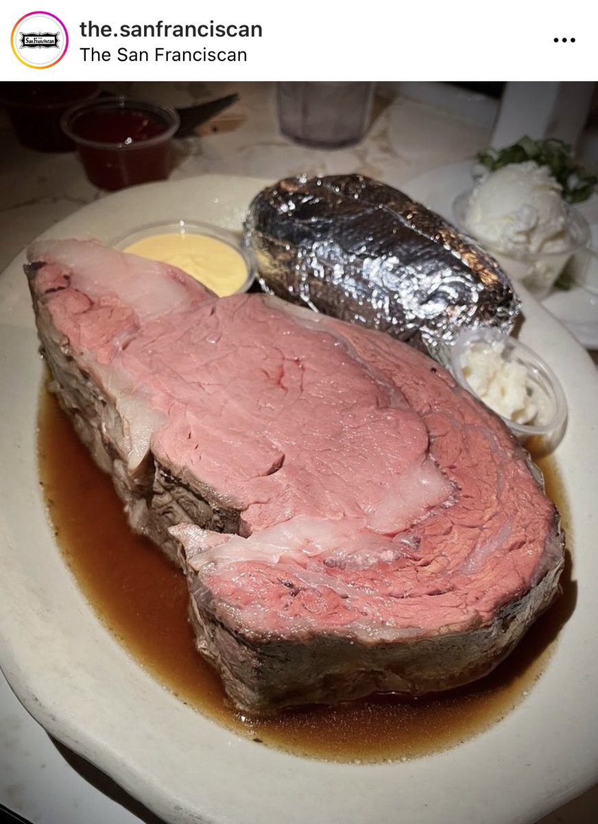 Saturday is National Prime Rib Day!

Happiness is best served slow roasted and sauced…

📸:  The San Franciscan
#nationalprimeribday #foodcalendar #foodholiday #thesanfranciscan #torrancefood #inthe310