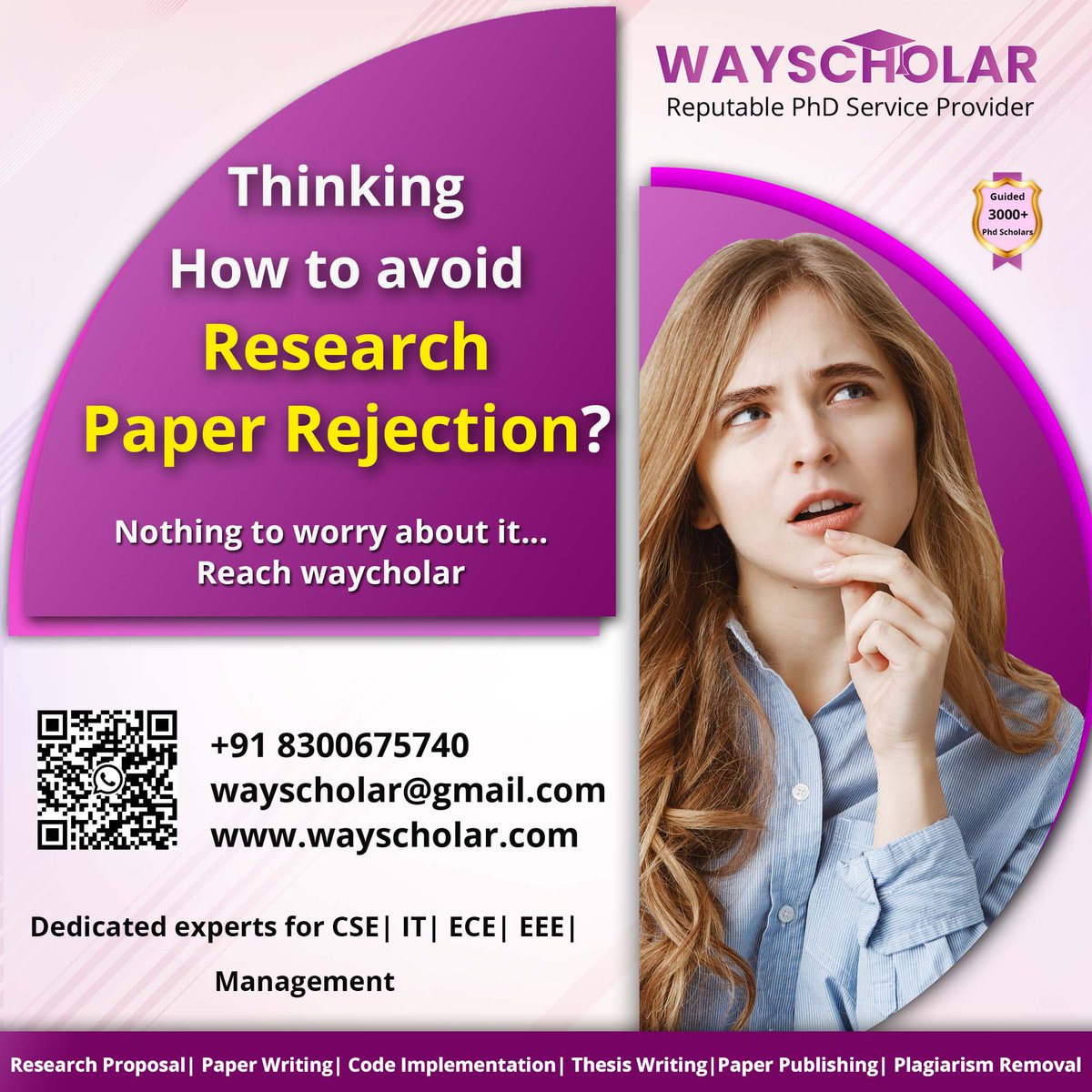 #PhDassistance #PhDsupport #PhDGuidance #PhDhelp #PhDResearch
#programming #iot #dataanalysis #cloudcomputing #bigdata #database #deeplearning #wayscholar #postgraduateprogram #masterofscience #informationtechnologyengineering