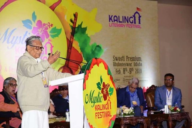 In solemn remembrance, today marks the death anniversary of the literary luminary, Padma Bhushan Shri Manoj Das. On this day, we honour his contribution to literature and remember his last official visit to Odisha to grace Mystic Kalinga Festival in 2020 #ManojDas #KalingaLitFest