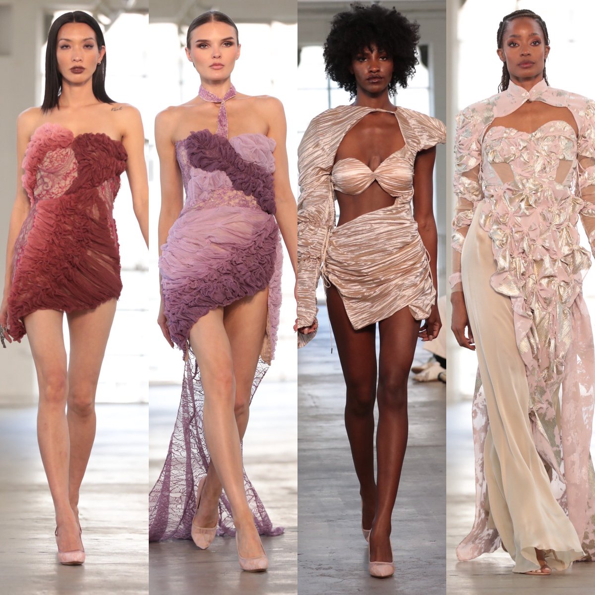 SentryxHQ's tweet image. FIDM DEBUT 2024 Collections 📸 In PHOTOS ➡️ Designer &amp;amp; @FIDM Advanced Fashion Design Program graduate Tiana Nguyen Mai ⭐️ Collection: “Serene” using lace from @Solstiss 🇫🇷
📸: @_abimages @alexberliner #fidmdebut