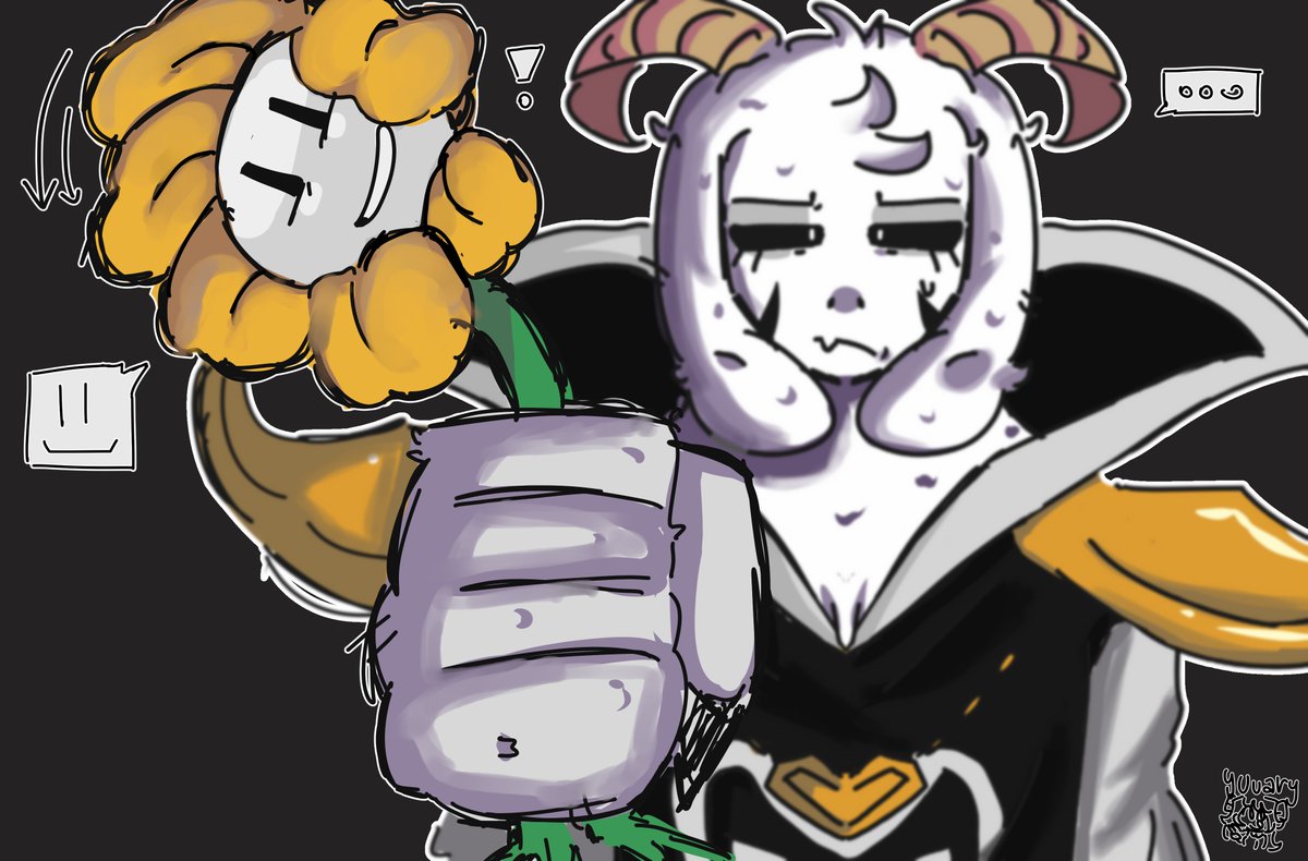 *hands you this flower* #hyperflower #undertale