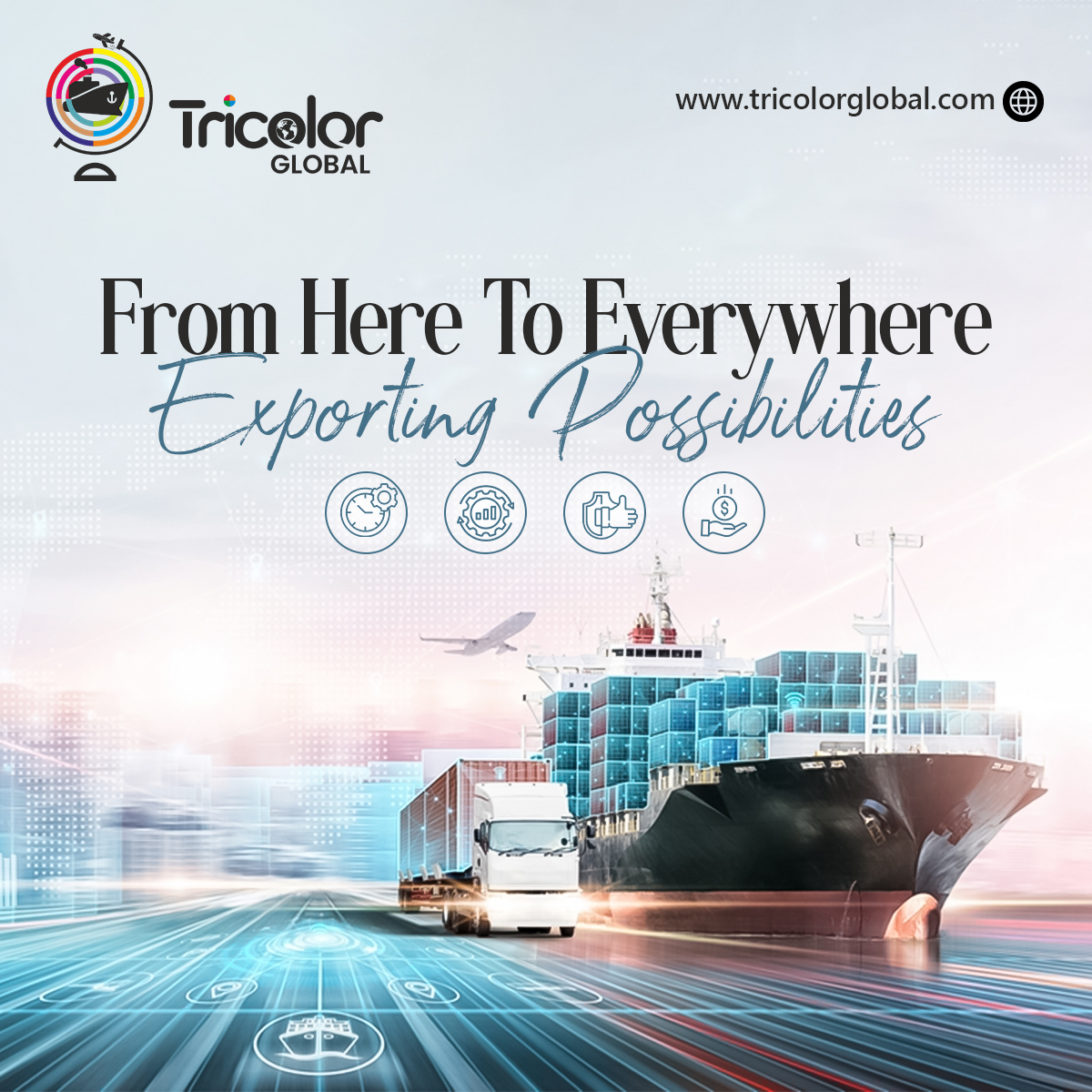 We're thrilled to announce that TricolorGlobal is now exporting top-quality Indian products worldwide! 

#TricolorGlobal #ExportingExcellence #IndianProducts #GlobalMarketplace 

tricolorglobal.com

#Exporting #GlobalExpansion #TradeOpportunities #GrowYourBusiness