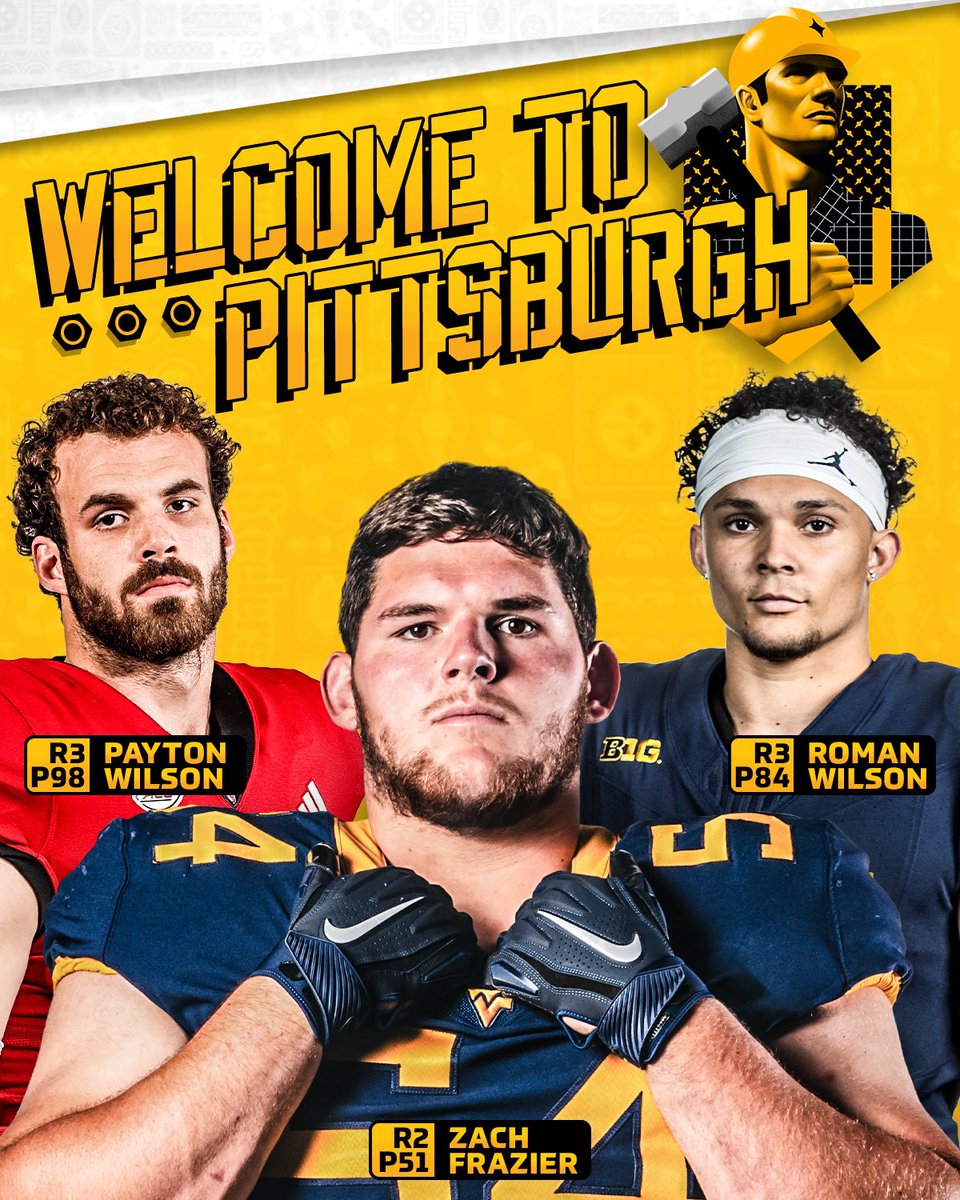 steelers's tweet image. Drop a #HereWeGo to help welcome the new guys 🙌