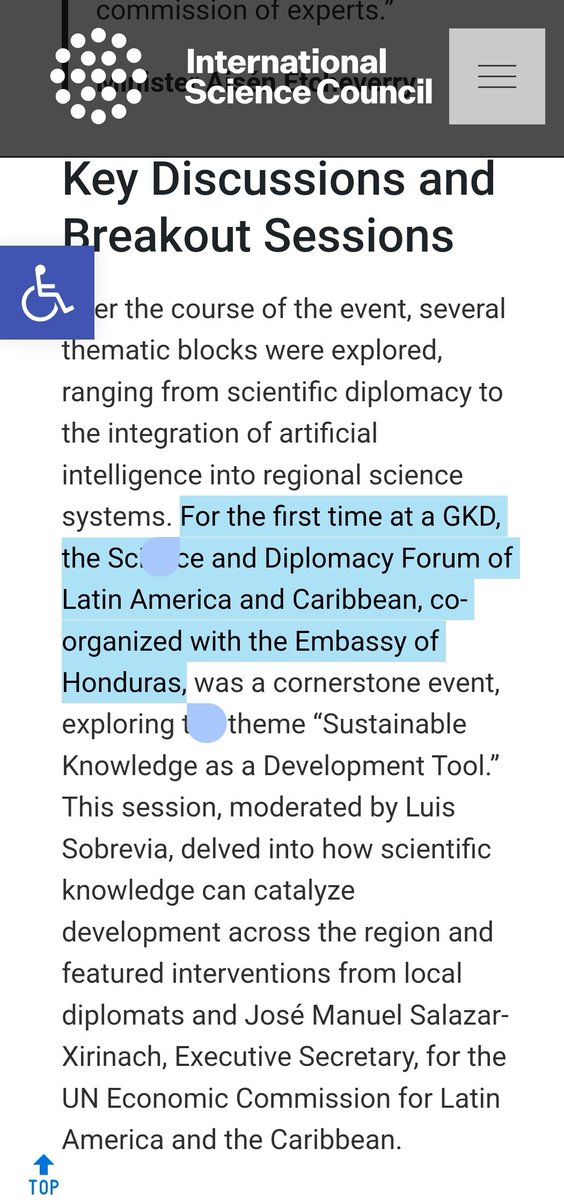 Honduras destaca en la #diplomaciacientifica gracias a la acción en conjunto de sus Embajadores Linda Redondo y @salvadormoncada @EnriqueReinaHN @Canal8_hn @CancilleriaHN @ISC @JoseMSalazarX