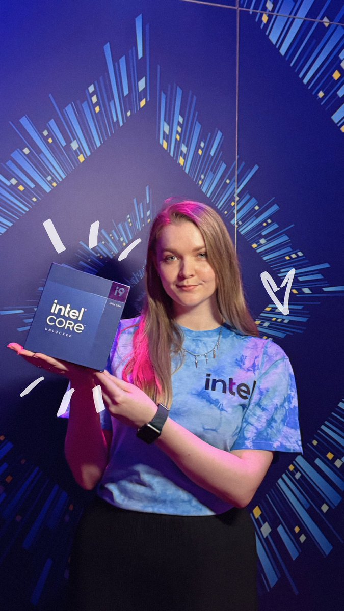 Come say hi to me for the next 30 mins at @dreamhackau at the @IntelANZ x @PLEComputers booth! 💙

Take a selfie with me + tag me and @IntelANZ with #IntelDH2024 on Twitter to enter to win a 14th gen i7-14700k! 💙

#ad