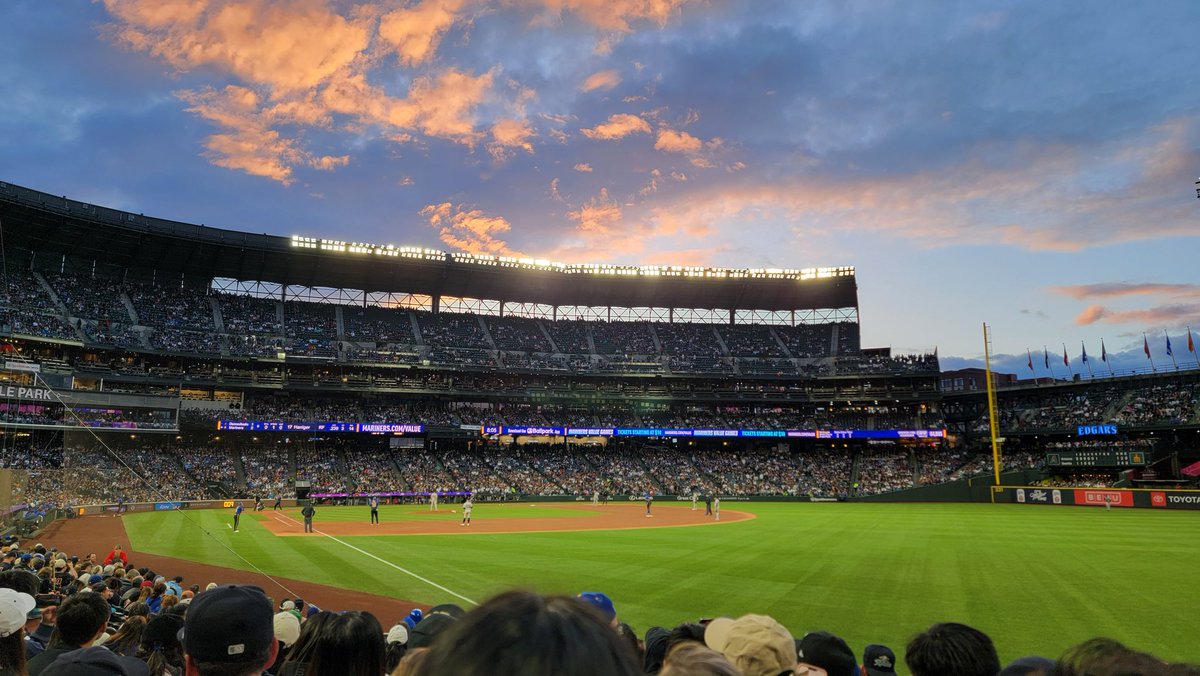 Beautiful night at the ball park. #gomariners #seattle