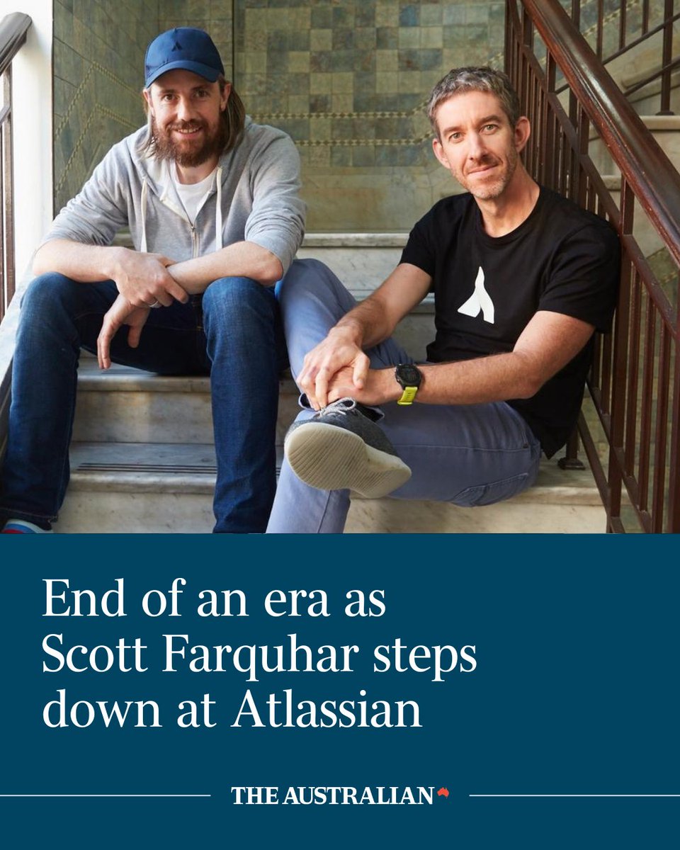Mike Cannon-Brookes will take on solo CEO duties at the software titan as co-founder Scott Farquhar steps down after 23 years to focus on family and philanthropy: bit.ly/4dhioOA