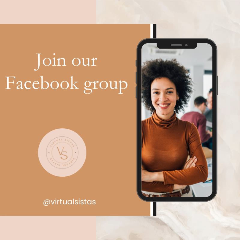 Join our Facebook group!
.
Our Facebook group gives you tips on exactly how to:
-Find your why
-Discover your niche
-Get a client
-Implement systems
.
Comment  below  if you want to join  the group
.
.
.
#Virtualsistas #VirtualAssistantService #AIHelp #VirtualWorkforce