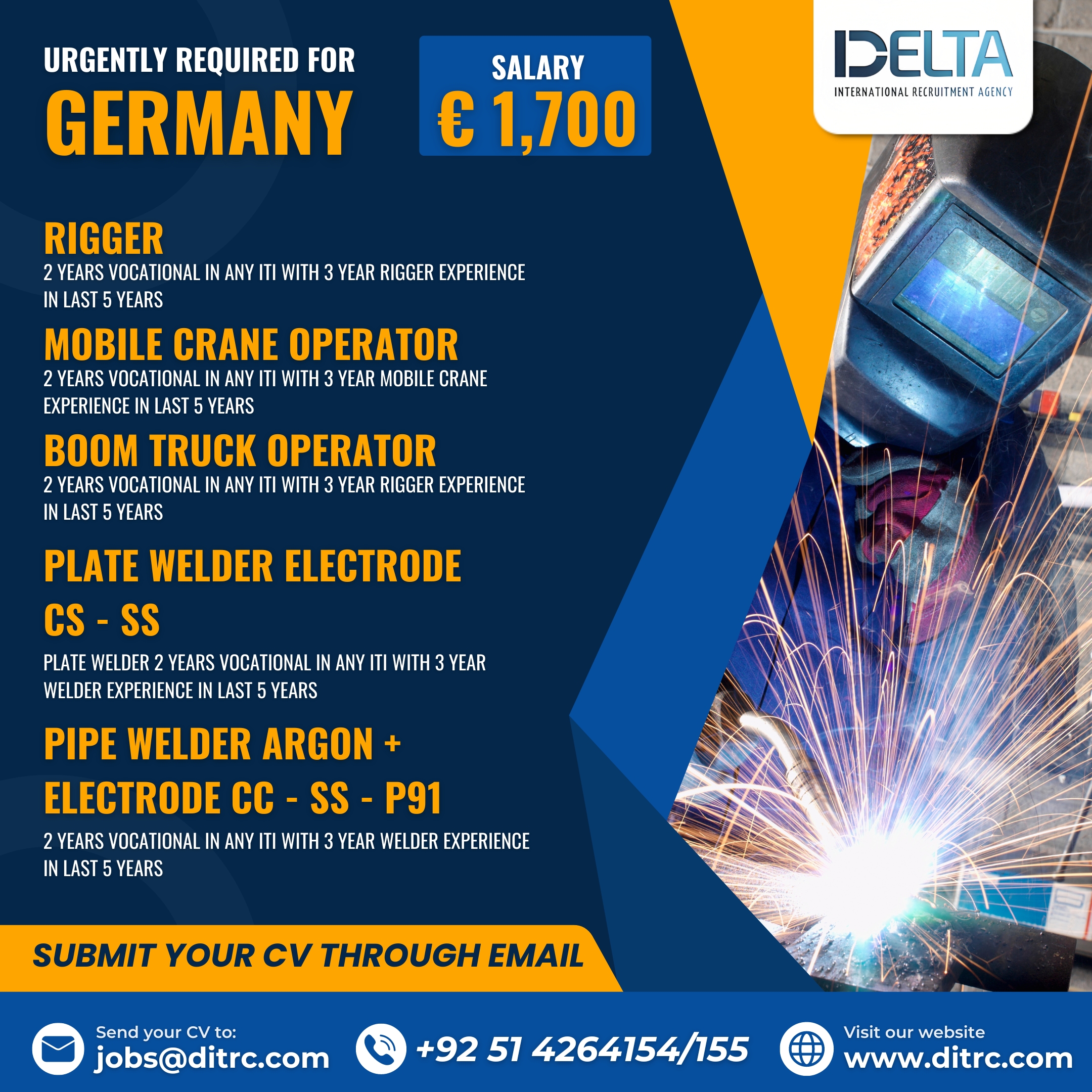 Delta International Recruitment Agency on X: &ldquo;We are hiring 